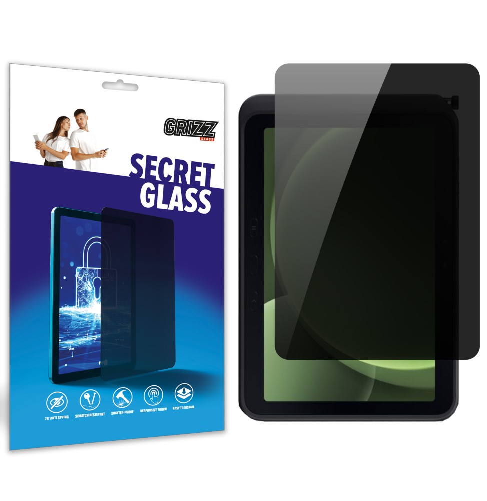 Sekretne szkło hybrydowe do Samsung Galaxy Tab Active5 Pro prywatyzujące Grizz SecretGlass