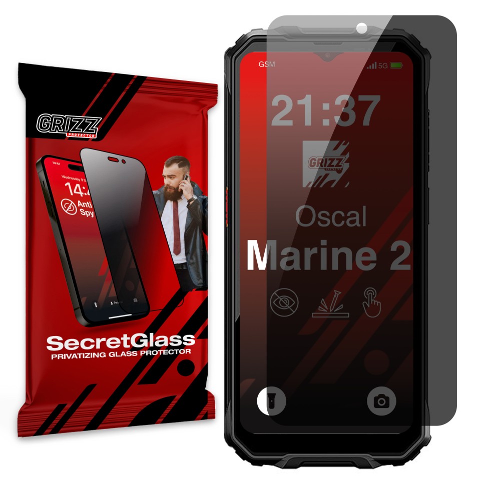 Sekretne szkło hybrydowe do Oscal Marine 2 prywatyzujące Grizz SecretGlass