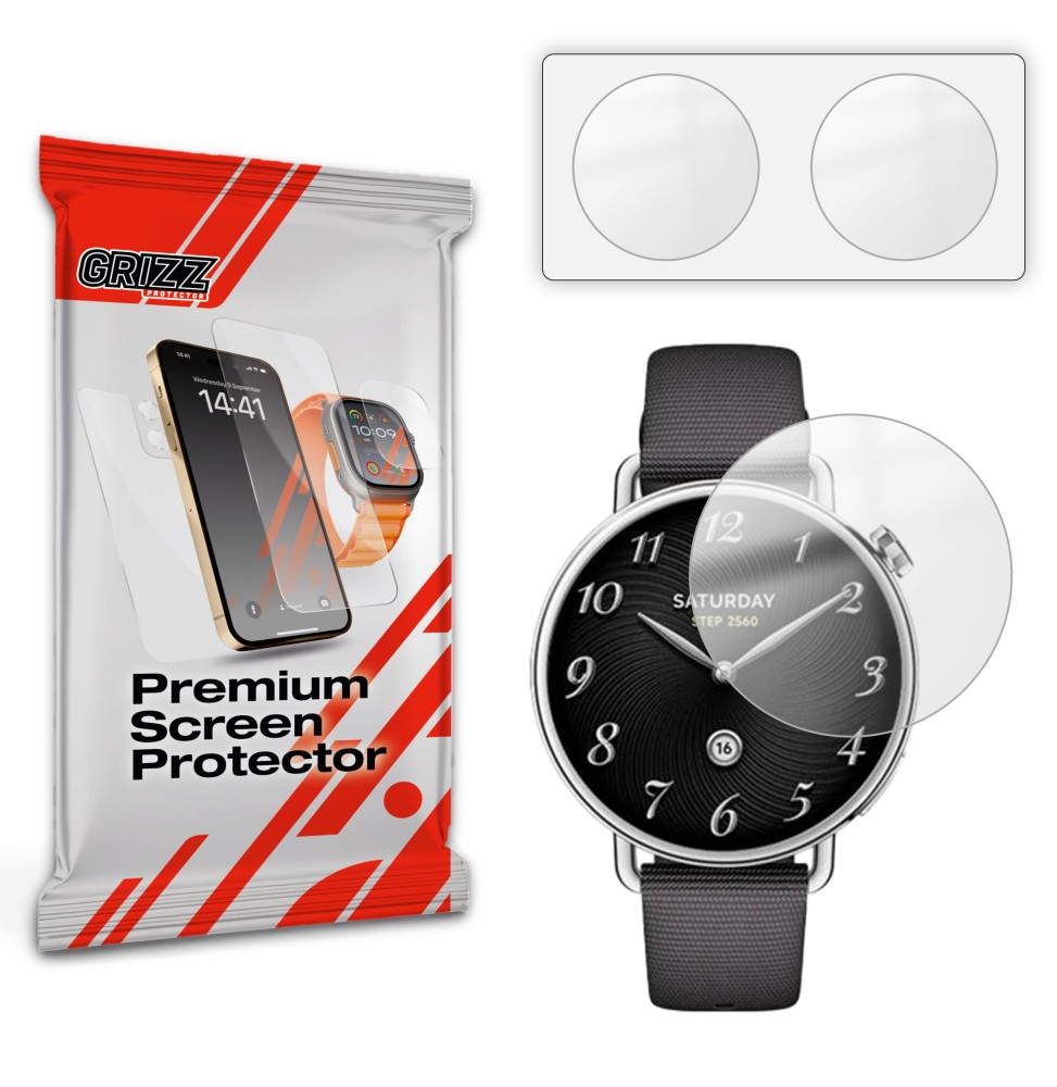 Folia antyodciskowa Grizz do Xiaomi Watch S4 41mm