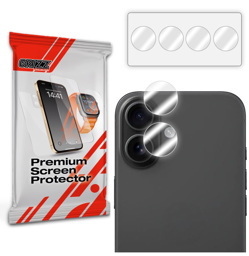 Szkło na aparat Grizz do Apple iPhone 17