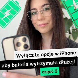 Jak wydłużyć czas pracy baterii w iPhone?🔋

Zapisz sobie ten film, aby wrócić do niego w dowolnej chwili ✅

Wystarczy zmienić kilka ustawień, aby cieszyć się dłuższą żywotnością baterii. Ile z nich znałeś?

Na profilu znajdziesz pierwszą część serii, a trzecia wpadnie niebawem, więc zaobserwuj: 
@smartspot.tv 
@smartspot.tv 
@smartspot.tv