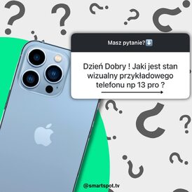 W jakim stanie są iPhone ze smartSPOT?🤔

Na filmie przykładowy iPhone 13 Pro Max w pięknym kolorze Sierra Blue. 

Kupując w smartSPOT otrzymujesz pewny sprzęt z dwuletnią gwarancją, masz tez 14 dni na ewentualny zwrot ✅

Ocena 4.9 na podstawie potwierdzonych opinii na Zaufane.pl potwierdza, że kupując w smartSPOT nie ryzykujesz ❤️

Napisz w komentarzu słowo „rabat”, a ja wyślę Ci link do oferty z kodem rabatowym!